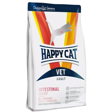 Happy Cat VET Intestinal Low Fat tørfoder – Fordøjelsesproblemer